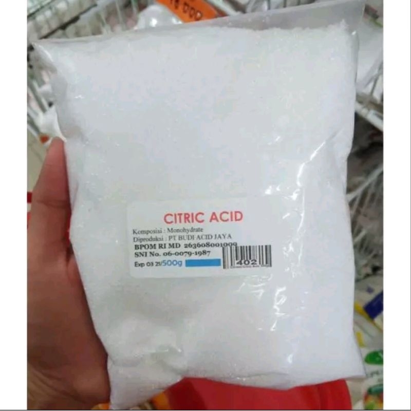 

Citric acid 500gr - asam sitrat - citrun zuur