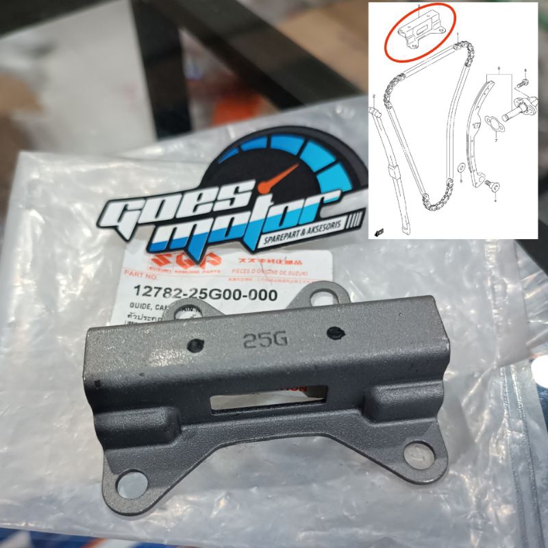 penahan rantai keteng SATRIA FU 150 karbu asli madein thailand original sgp