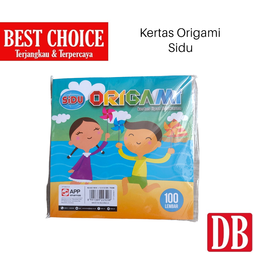 

Kertas Lipat / Origami SIDU 12 x 12 cm (100 lembar)