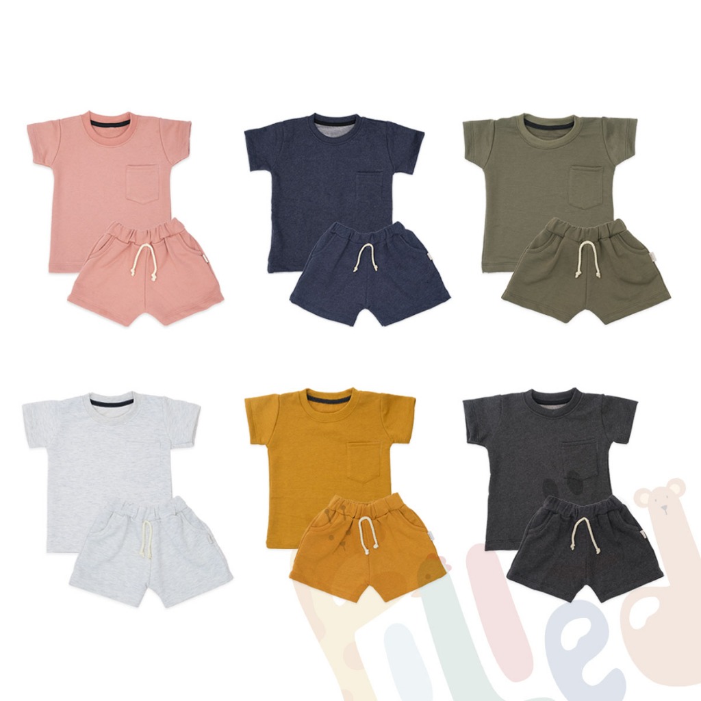 SETELAN PENDEK BAYI / SETELAN PENDEK ANAK COCO SET