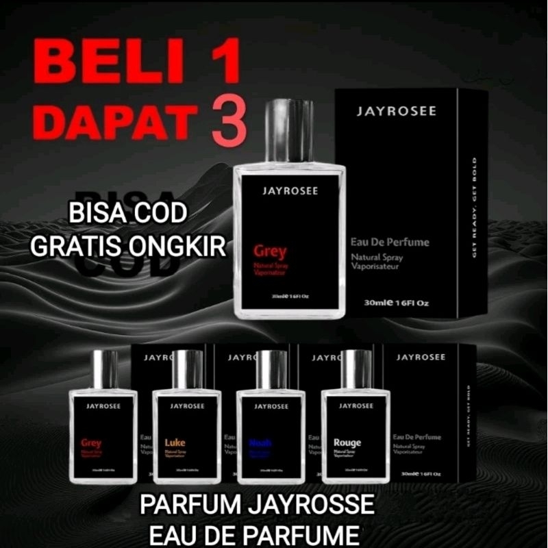 BELI 1 DAPAT 3 PARFUM JAYROSSE PARFUM PRIA NO 1 PARFUM PEMIKAT WANITA