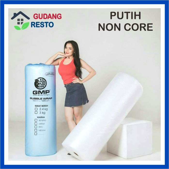 

Bubble Wrap GMP Super Tebal Putih Bening Hitam 125 cm x 50 m - 3 kg - 3,3 kg MURAH PALING KUAT 125cm x 50 meter 50m