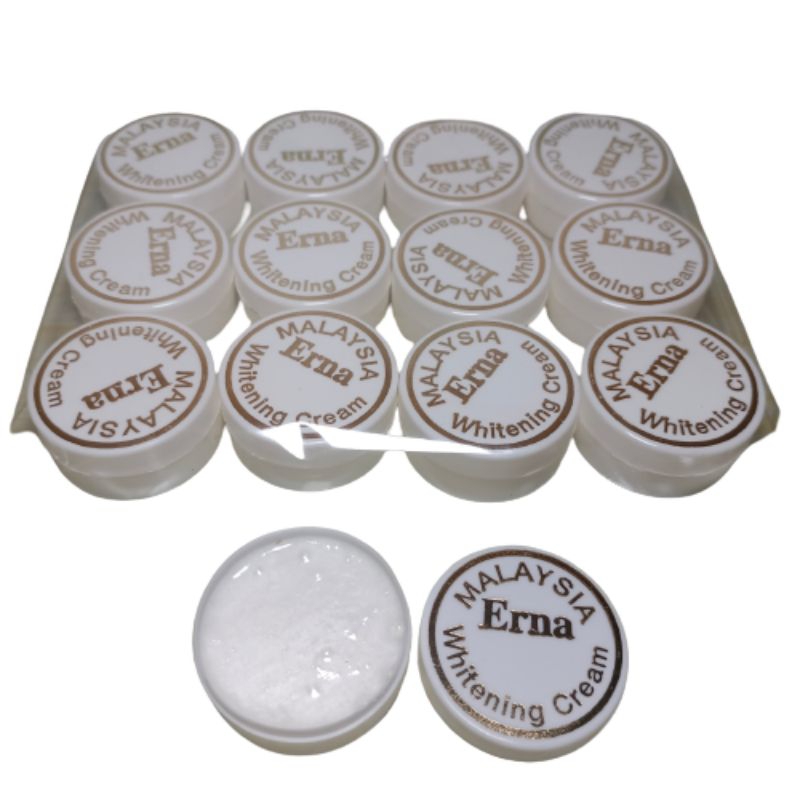 1lusin Cream Erna Malaysia Whitening || Cream Erna