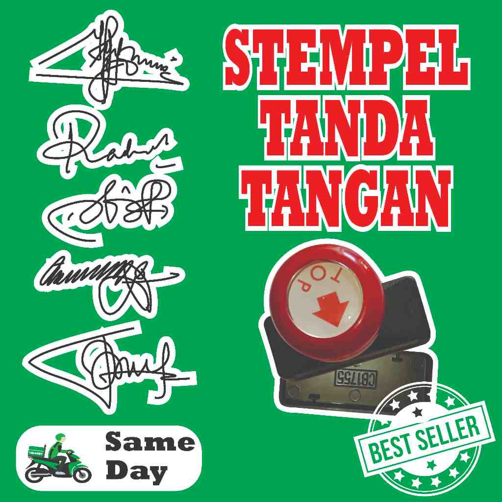 

Stempel Tanda Tangan / Stempel Custom / Stempel Otomatis / Stempel Paraf / Signature / TTD / Cap TTD