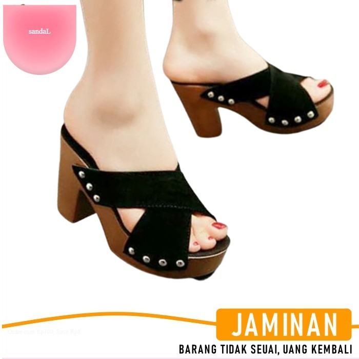 SANDAL HIGH HEELS WANITA Sendal Lebaran Wanita Sandal Lebaran Wanita 2024 Sandal Kondangan Wanita Sa