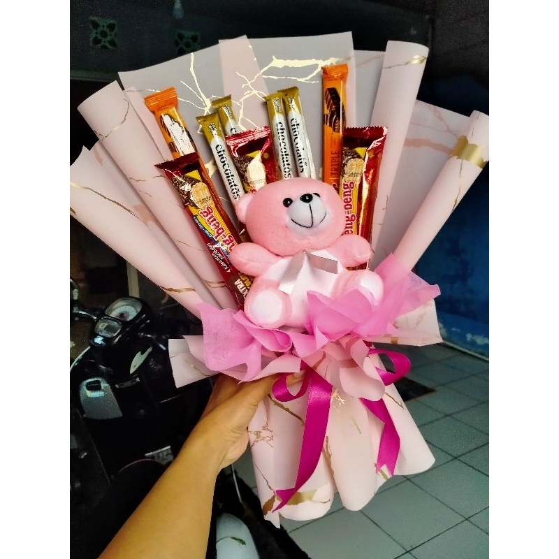 

buket snack dan boneka