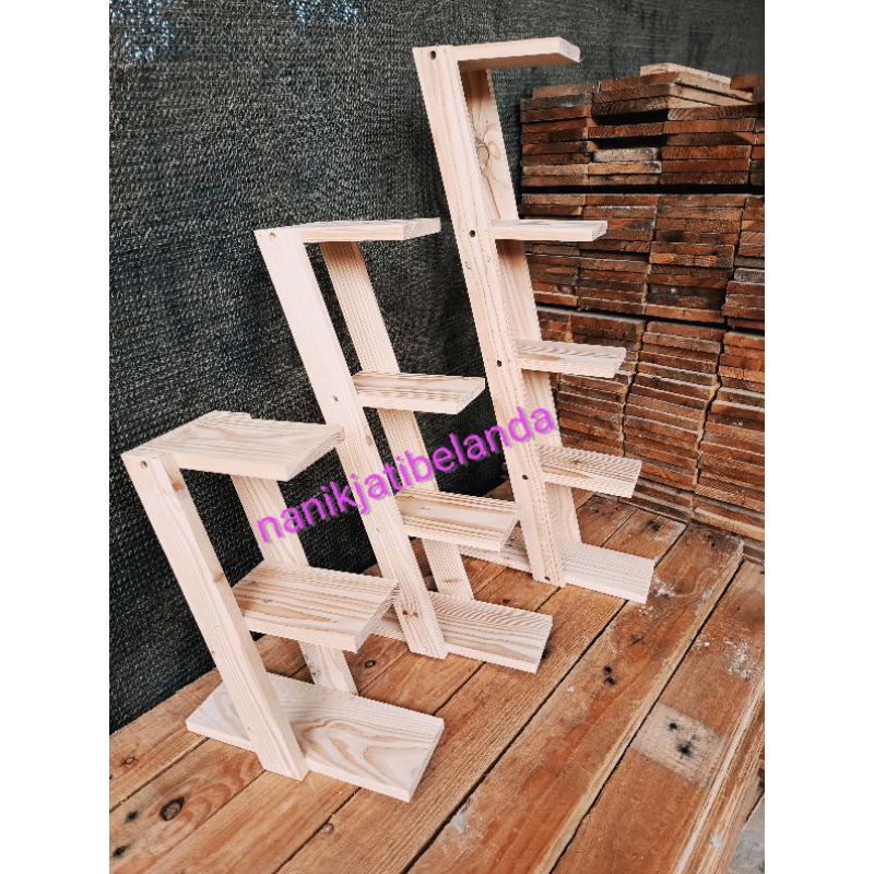 rak pot bunga 1 paket 3pcs/rak bunga/tatakan pot bunga/rak pot bunga susun 3