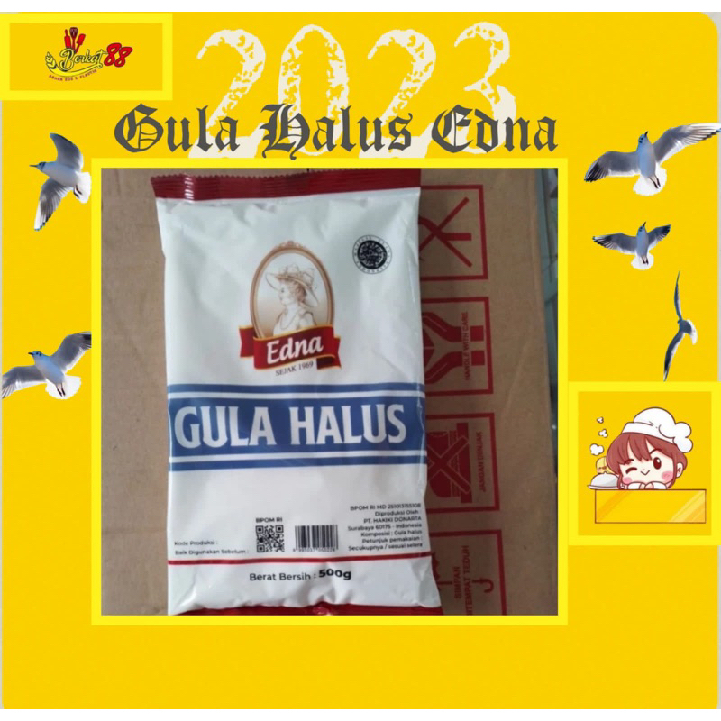 

Gula Halus Edna 500 Gram