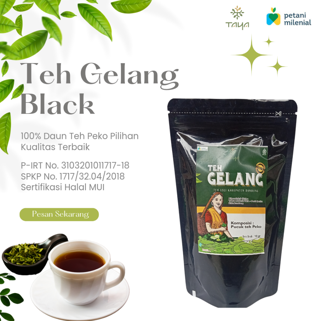 

Taya Tea - 50 gram Teh Gelang