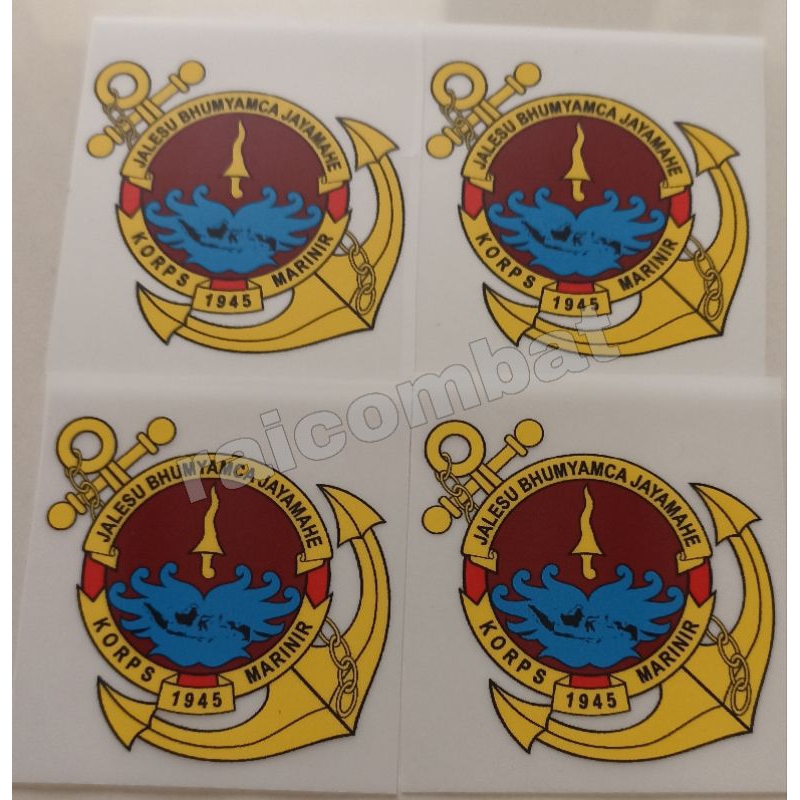 

Stiker Sablon DTF / Sablon Setrika Logo TNI AL
