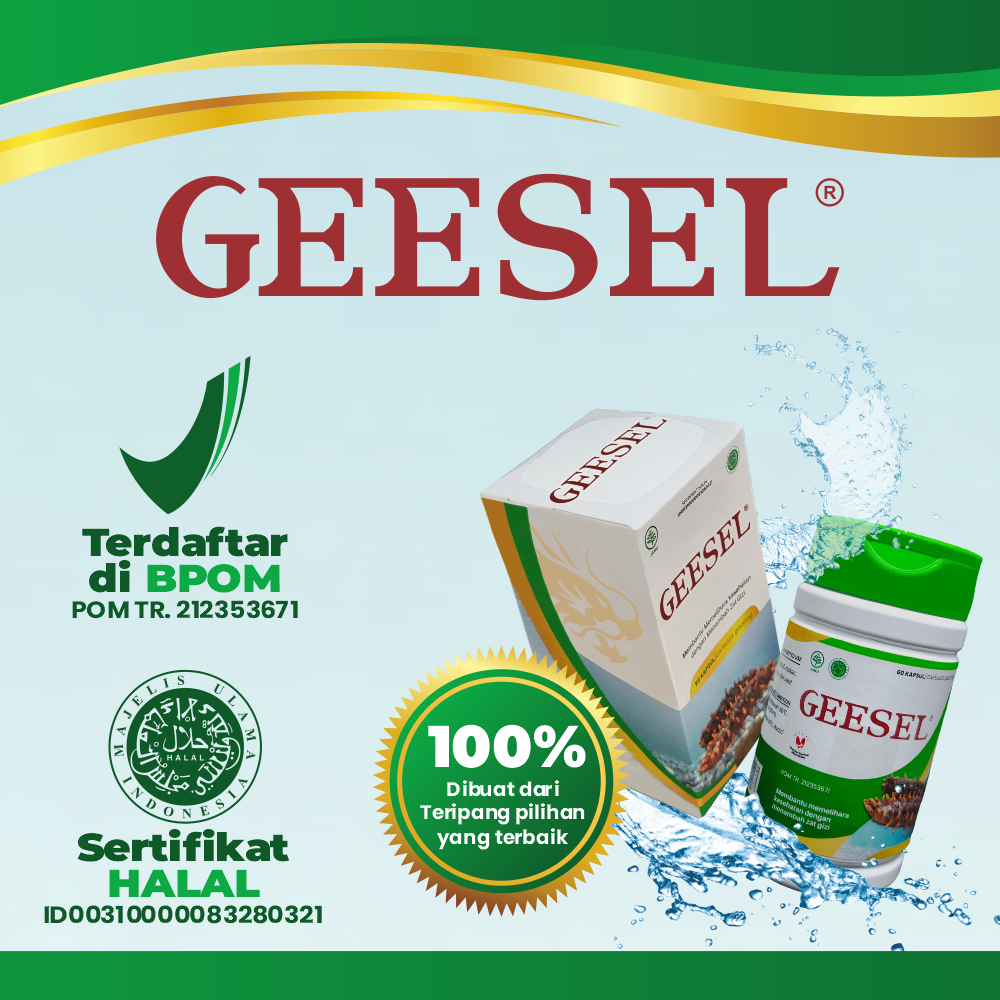 Geesel Cuci Gudang Superfood Teripang Gamat Emas