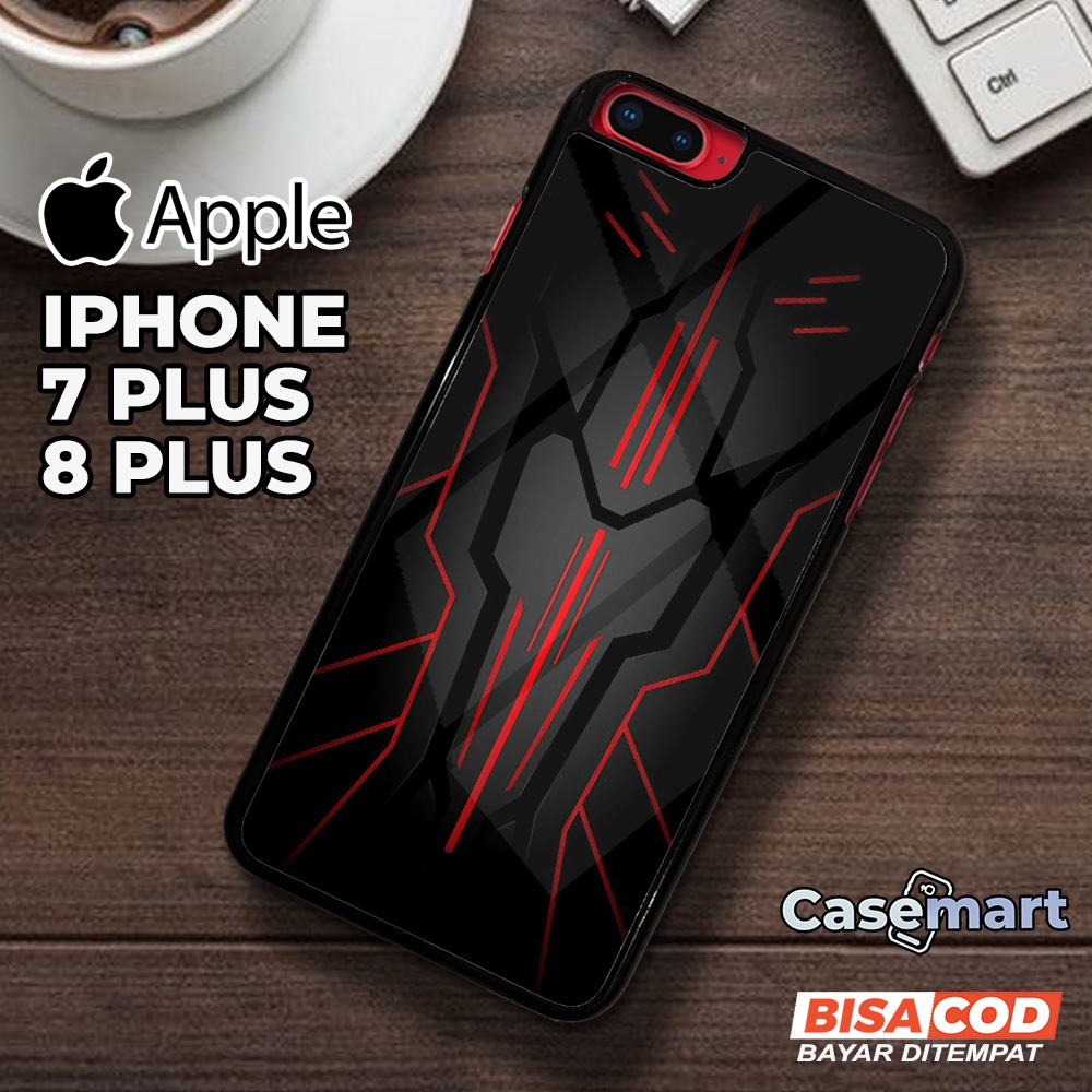 Case IPHONE 7 plus 8 plus Casing IPHONE 7 plus 8 plus Casemart [GLXY] Case Glossy Case Aesthetic Cus