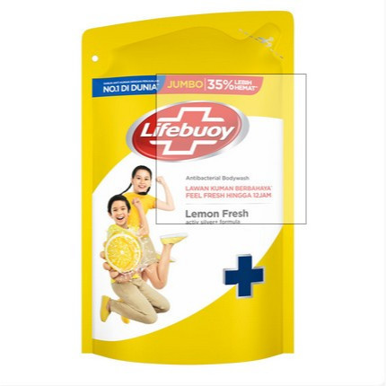 Lifebuoy Sabun Mandi Cair Kuning Lemon Fresh 850 ML