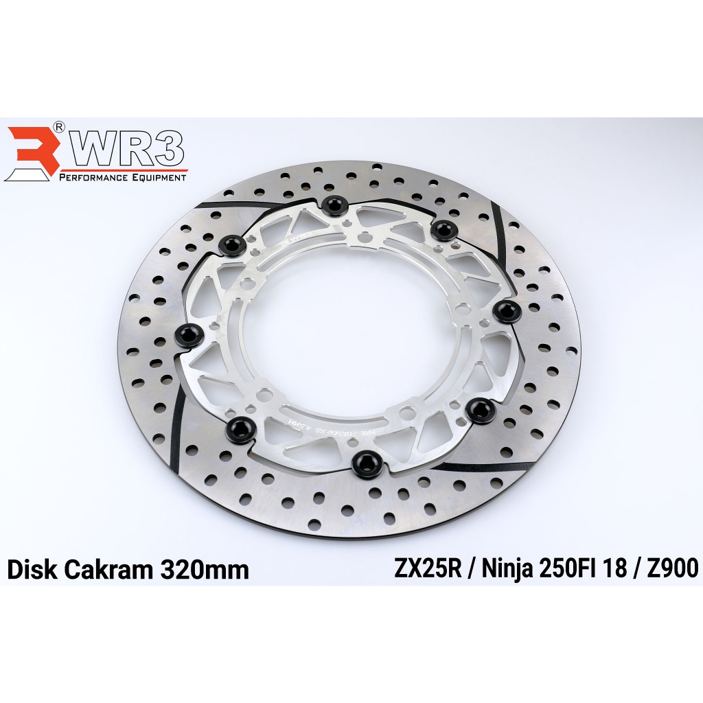 discbrake piringan cakram zx25r WR3 full floating 320mm