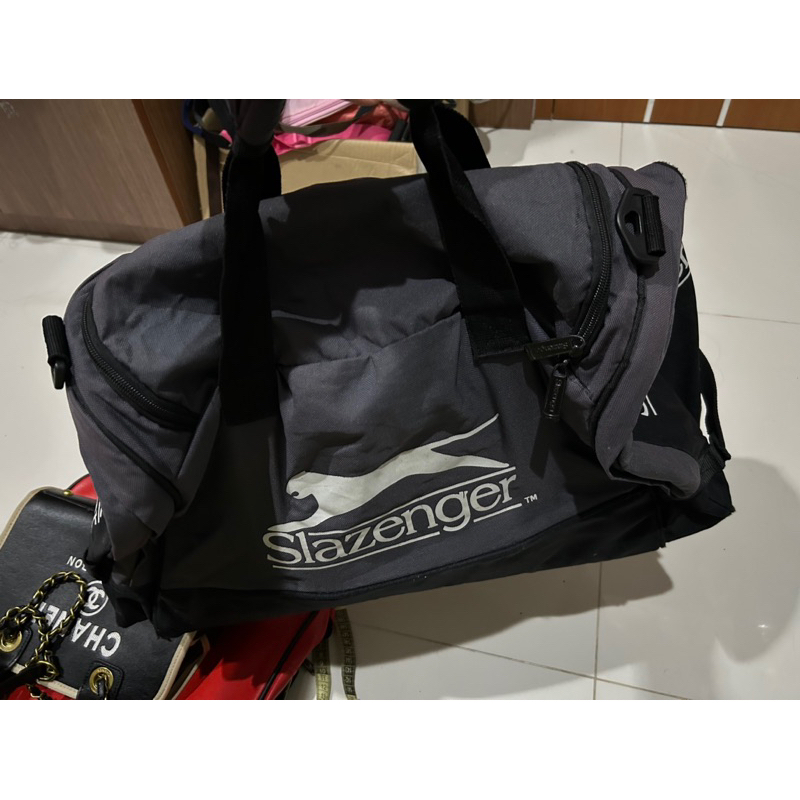 SLAZENGER abu duffle bag tas olahraga gym pl