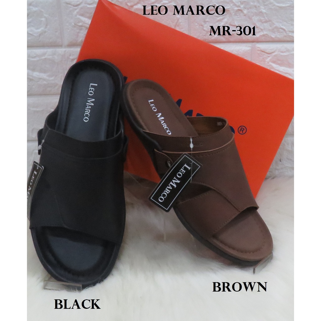 SANDAL PRIA KULIT MEREK LEO MARCO ART MR-301 PRICE RP 236.900 BRAND ORIGINAL