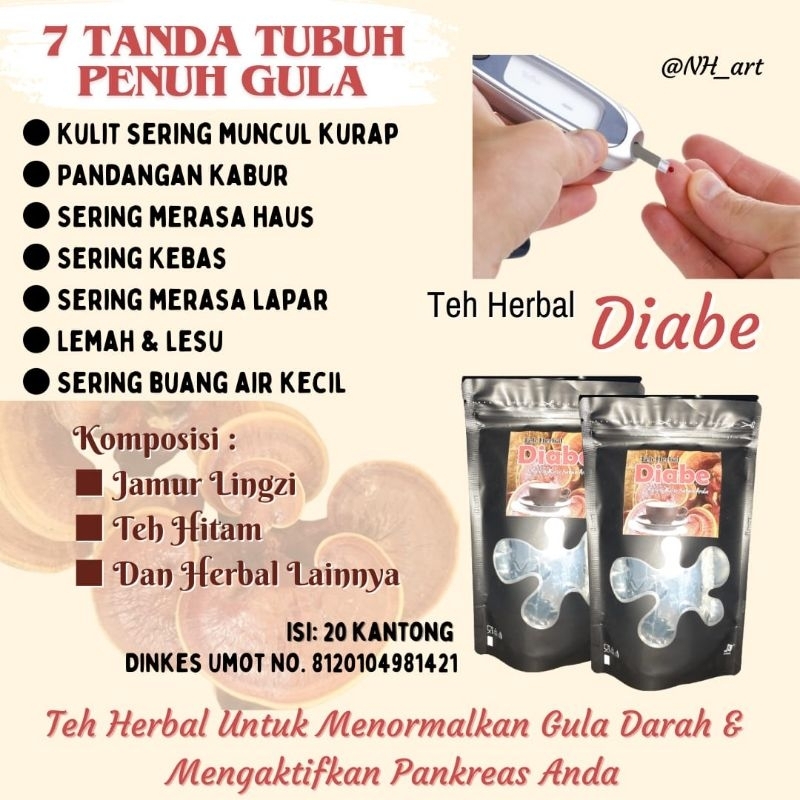 

Teh Herbal Diabe (Obat Diabetes)