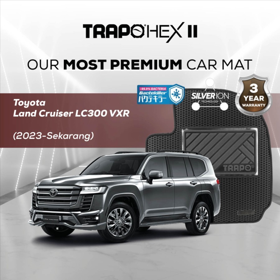Karpet Mobil Trapo Hex II Toyota Land Cruiser LC300 VXR (2023-Sekarang)