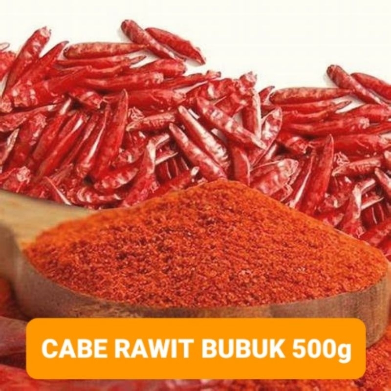 

Cabe Rawit Bubuk 500g Bubuk Cabe Rawit Cayenne Red Chili Pepper Powder 500 g