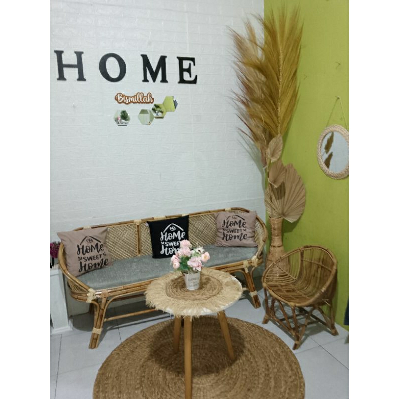 Karpet eceng gondok ukuran diameter 120cm dan 150cm