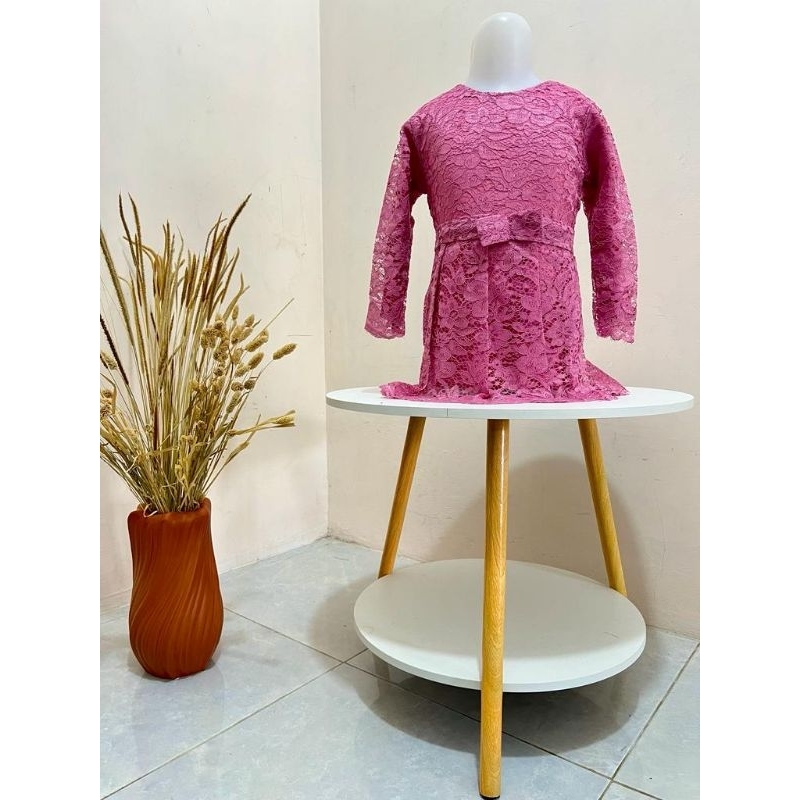 KEBAYA BROKAT ANAK PEREMPUAN/DRESS  BROKAT ANAK PEREMPUAN/KEBAYA BROKAT ANAK CANTIK/KEBAYA BROKAT PI