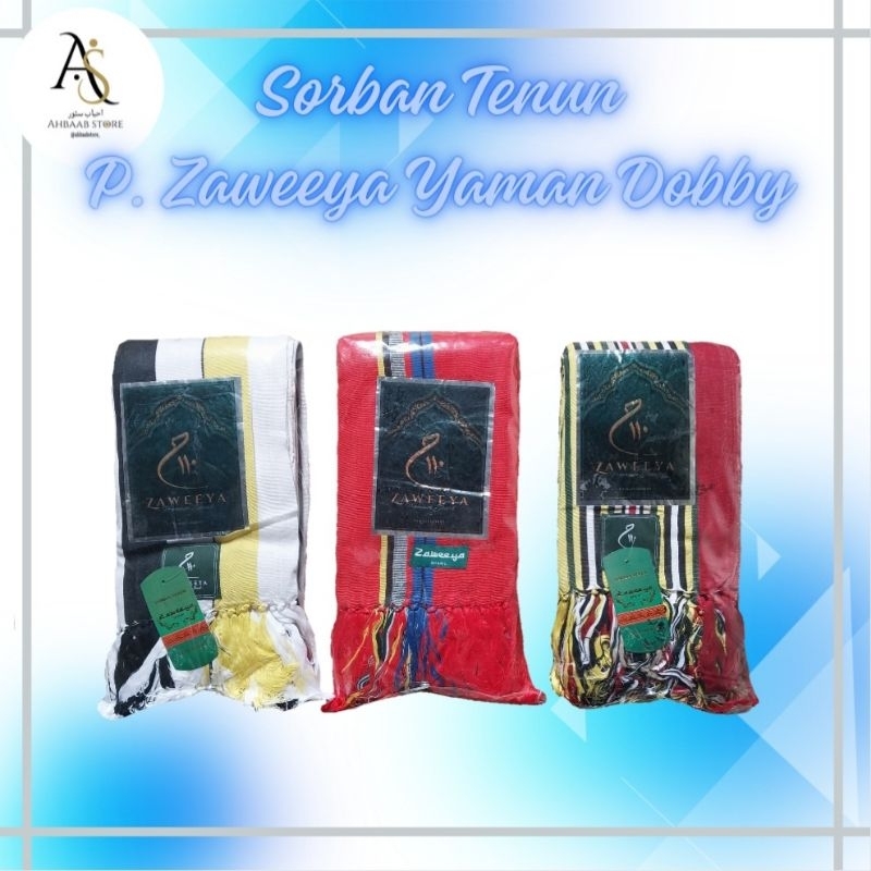 Sorban Tenun Premium Zaweeya Yaman Dobby