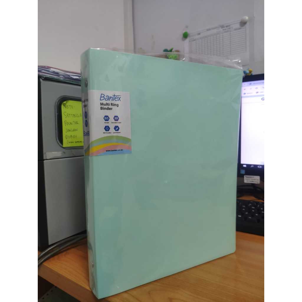 

Gramedia Banjarbaru - Bantex Trendy B5 Multi Ring Binder 26 Cool Aqua