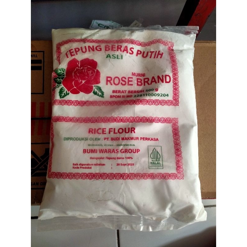

tepung beras putih rose brand 500 gr