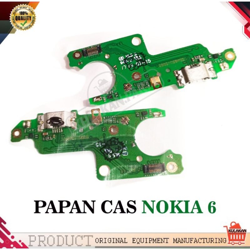 FLEXIBLE PAPAN PCB CAS NOKIA 6 CONNECTOR CHARGER NOKIA 6 TA1000 TA1003