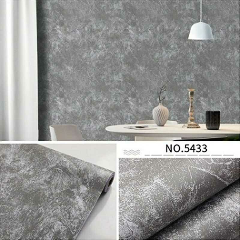 Wallpaper Dinding Semen Abu Ukuran  9m s/d 10m x 45cm