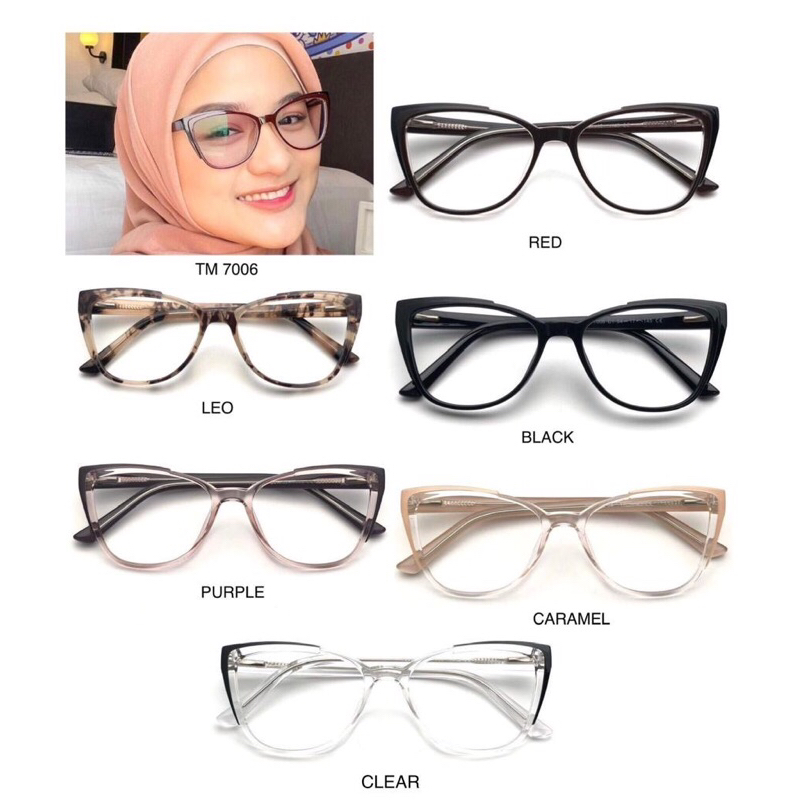 FRAME KACAMATA CAT EYE 7006