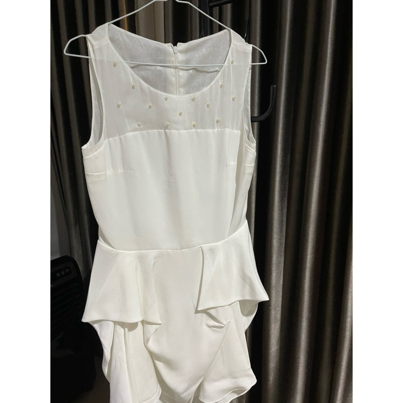Preloved White Dress - Paper Dolls