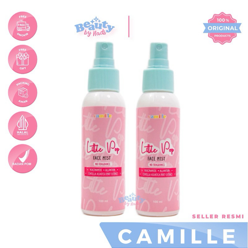 [READY] FACE MIST BY CAMILLE BEAUTY LITTLE POP FACEMIST FACE SPRAY PENYEGAR WAJAH SETTING SPRAY BY C