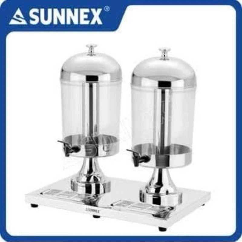 Sunnex -  Double Juice Dispenser 8 Liter - Dispenser Tower Premium