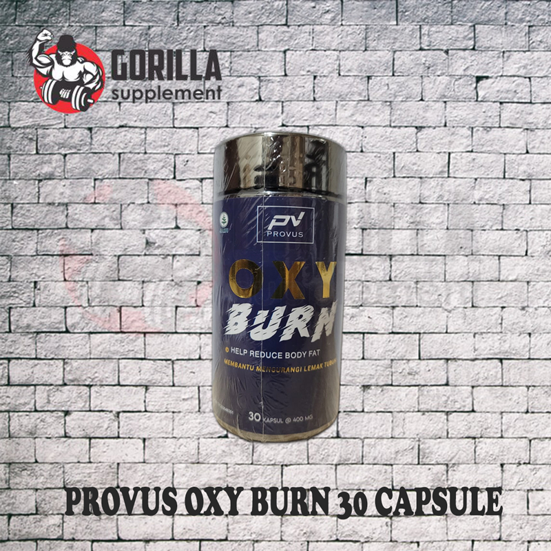 PV Provus Oxy Burn 30 Kapsul Fatburner Oxyburn BPOM HALAL Alami Fitness