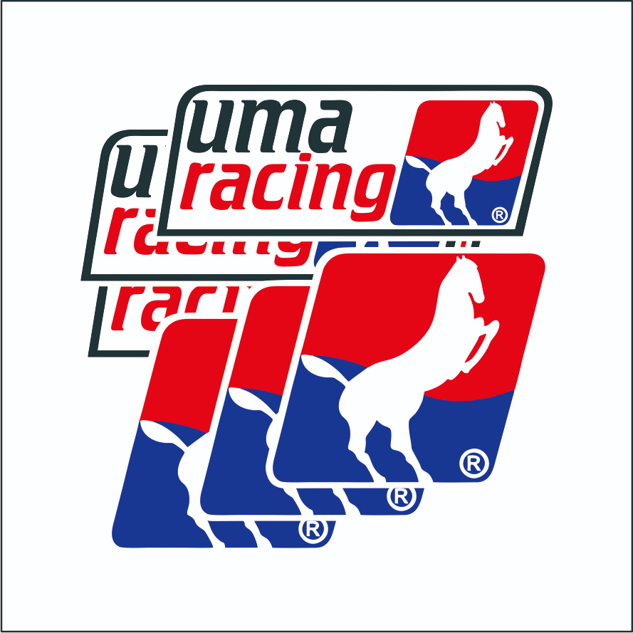 Stiker Logo Uma Racing/UMA Racing/uma racing sticker
