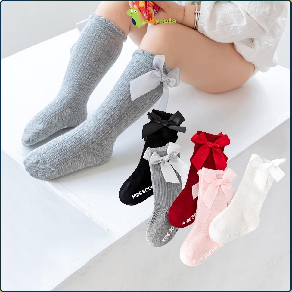 GROSIR MURAH Kyopta Kaos Kaki Panjang Bayi Perempuan Kaus kaki bayi