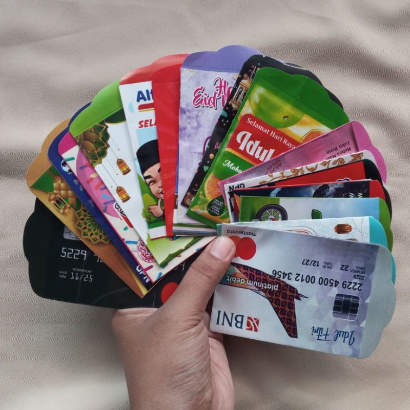 

20 LEMBAR Amplop MEDIUM. Amplop lebaran Random Sudah jadi