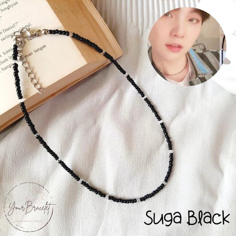 kalung Jimin Suga J-Hope BTS kalung txt kalung idol K-Pop kalung manik chocker