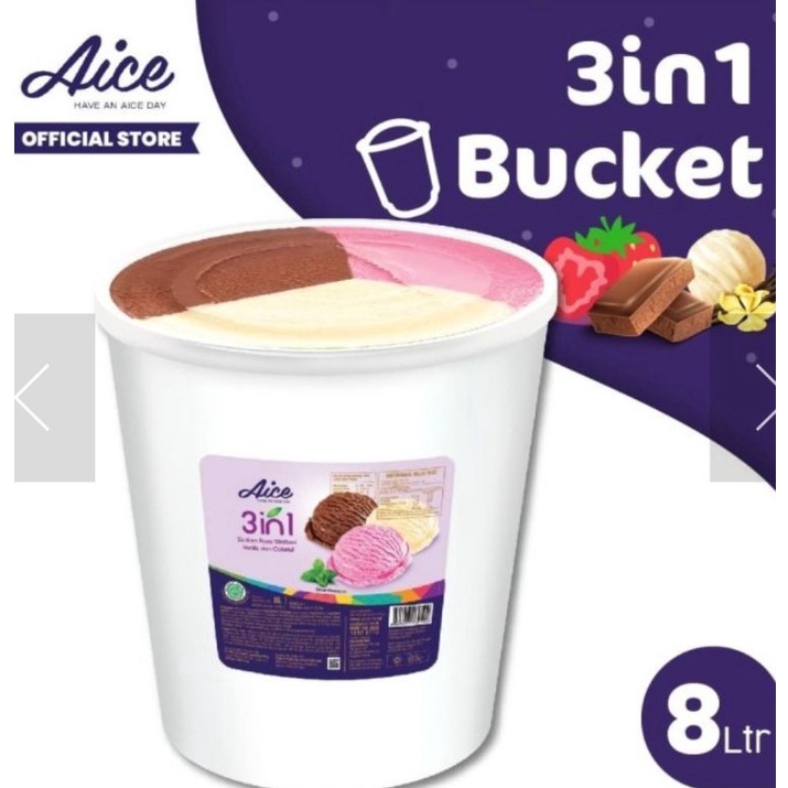 

FREE ONGKIR aice ice cream 3in1