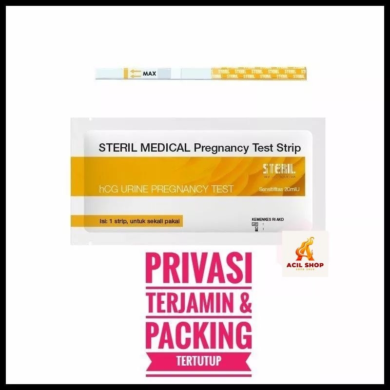 Test pack Hamil steril / Alat test kehamilan merk steril