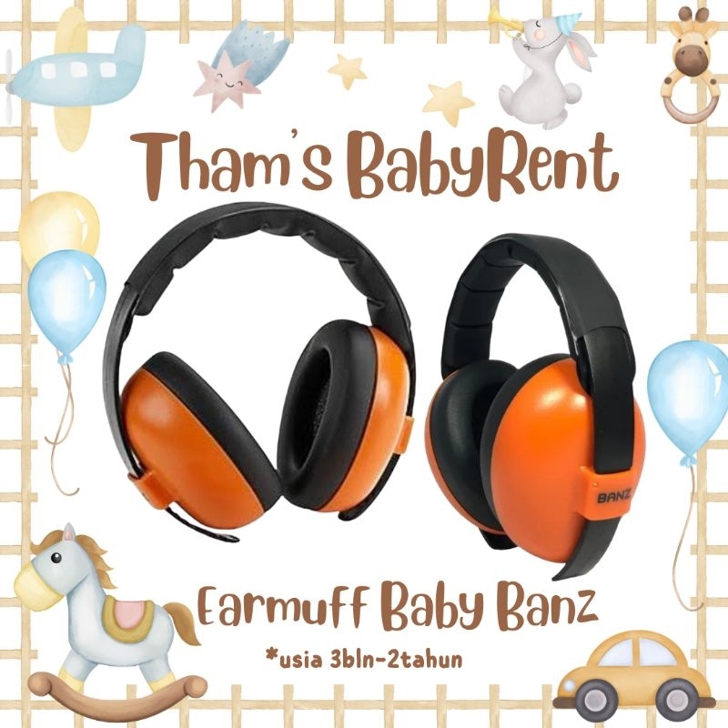 Sewa Earmuff Baby Banz