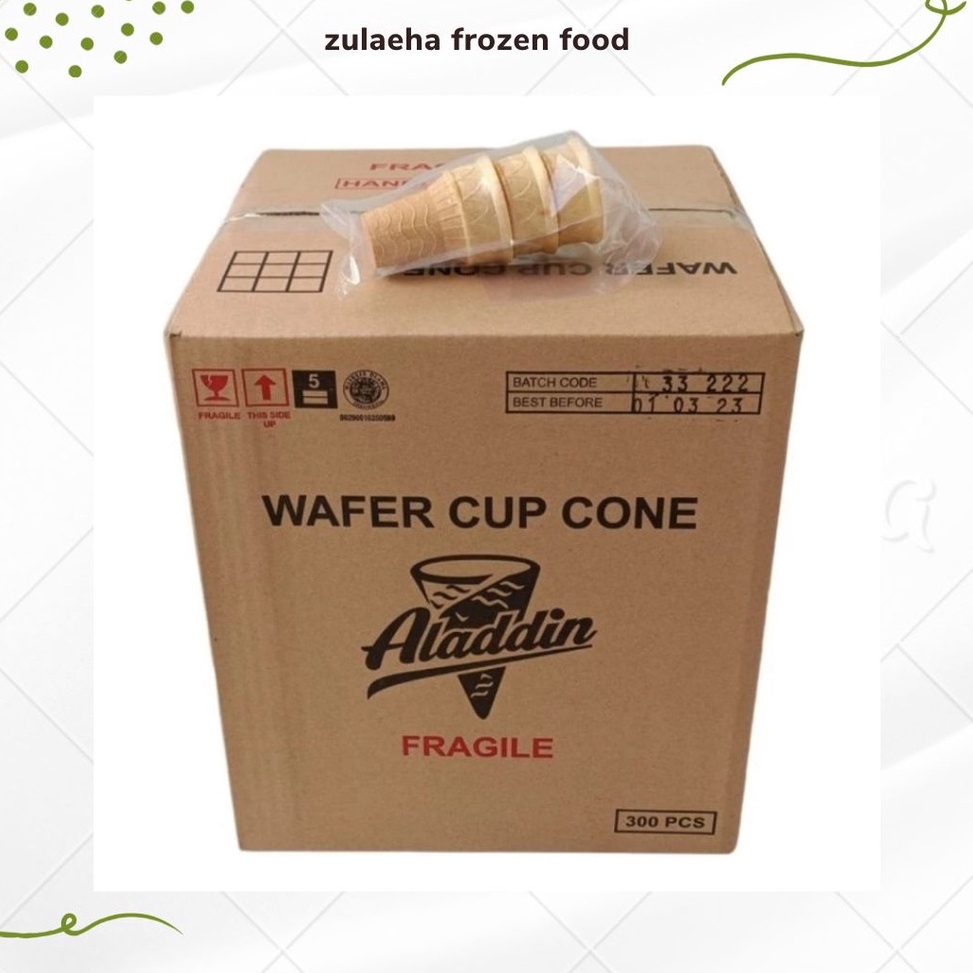 

FLASH SALE Cone Ice Cream MCD atau Wafer Cup Cone Es Krim Aladdin
