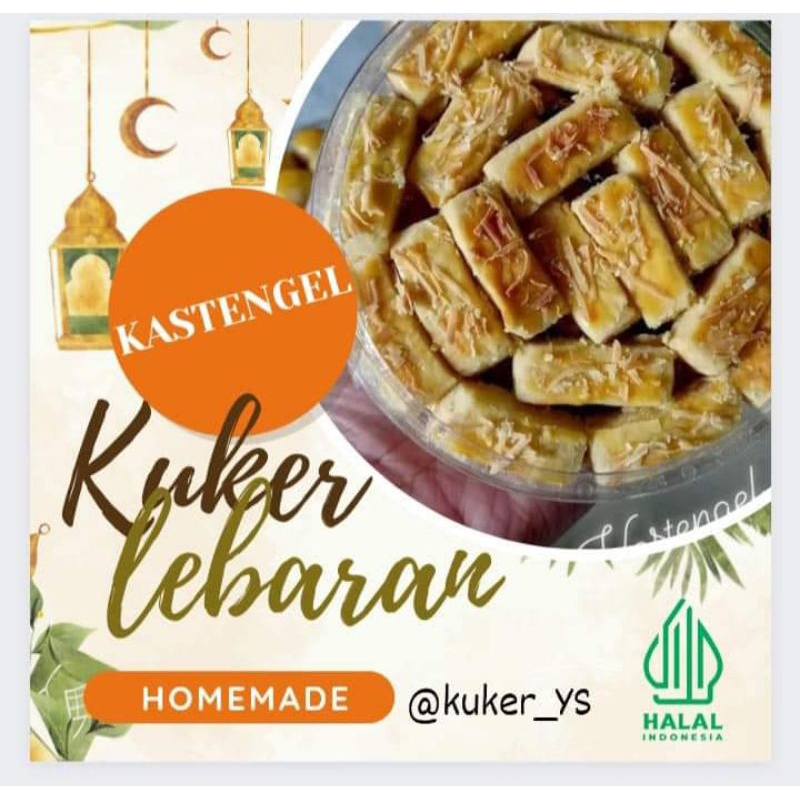 

KUE KERING LEBARAN TOPLES 250GR /NASTAR KASTENGEL SALJU KACANG TULIP SEMPRIT