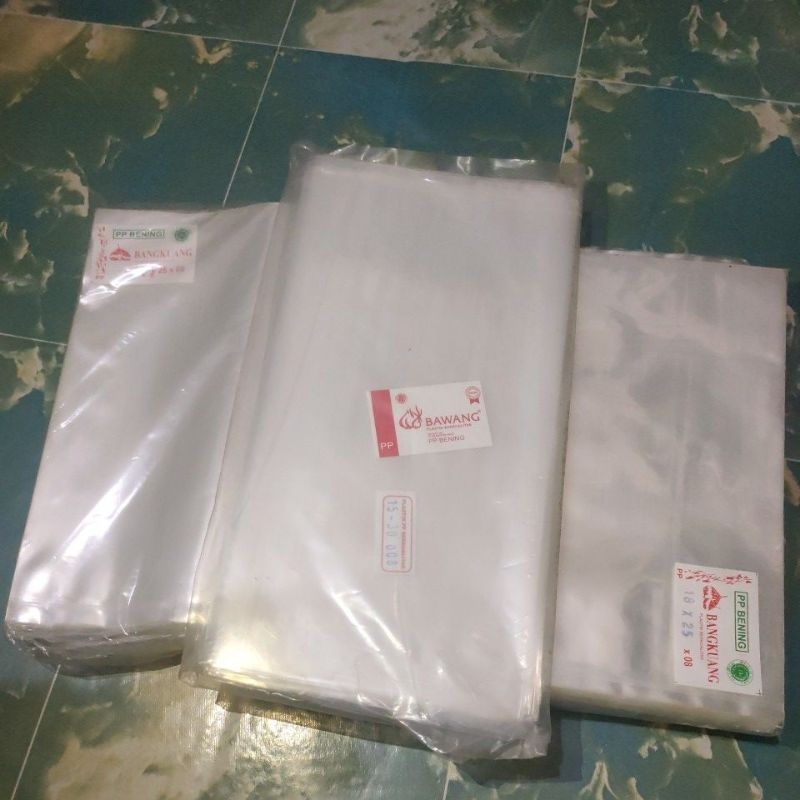 Plastik Snack  PP tebal 0,8  merk bangkuang /bawang