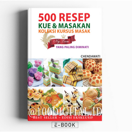 

(ID3107) 500 Resep kue & Masakan Koleksi Kursus Masak Ny.Liem