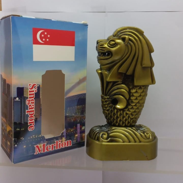 Miniatur Merlion Singapore / Pajangan Merlion Singapore