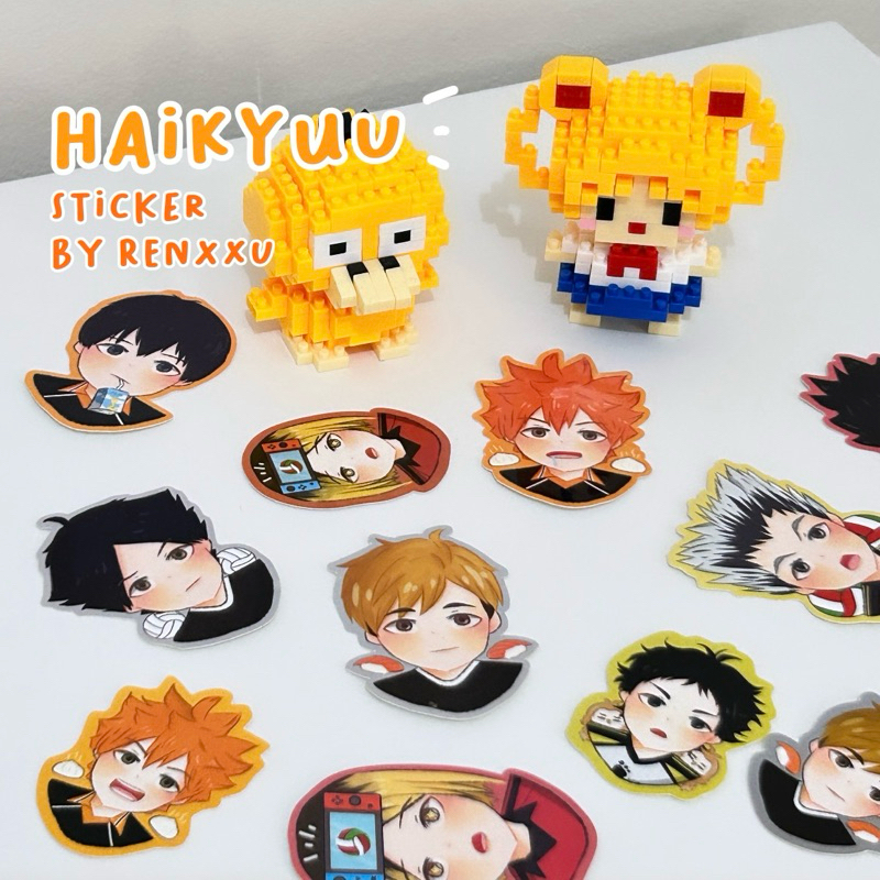 

[BACA DESKRIPSI] Haikyuu Sticker/Stiker | Anime HQ Haikyuu - SATUAN by Renxxu