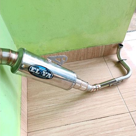 knalpot ELYA racing original model best3 fantera pekajaman inlet 36 scoopy vario beat