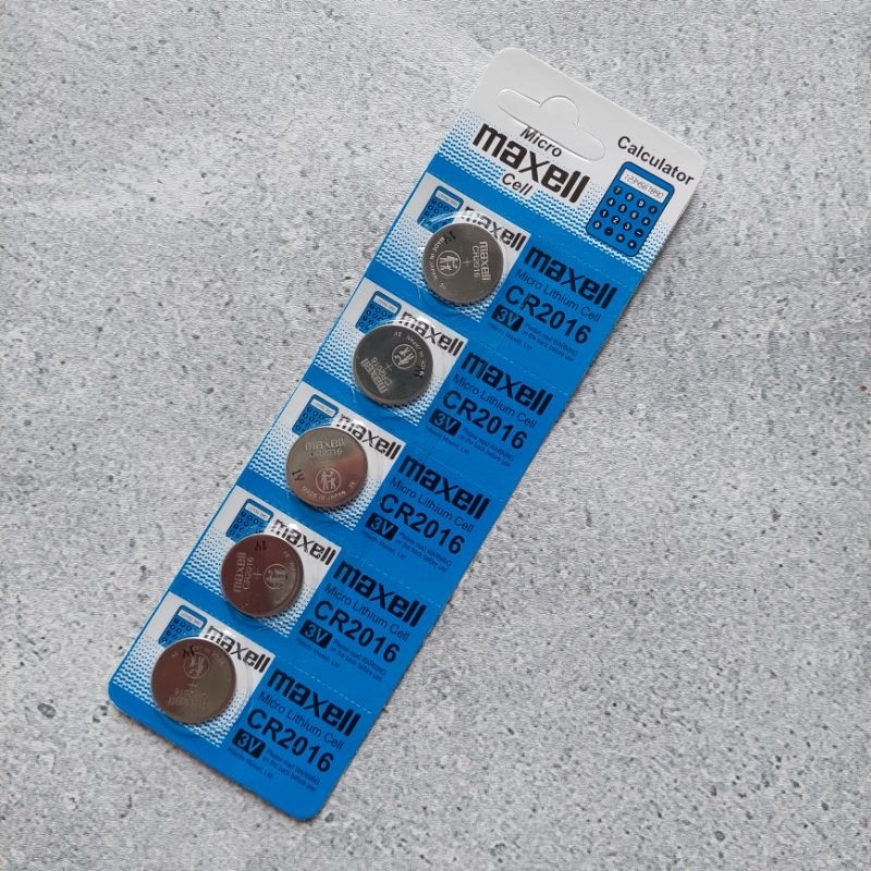 Batu Kancing 2016 Baterai Maxell CR2016 battrey Original made japan